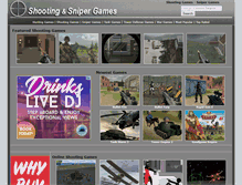 Tablet Screenshot of online.shootingsnipergames.com